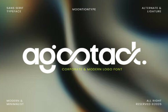 Agootack: The Modern Sans Serif for Sharp Brand Identities