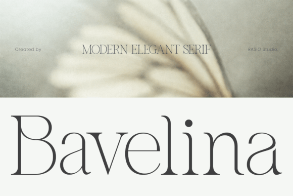 Bavelina: The Serif Font for Modern Luxury