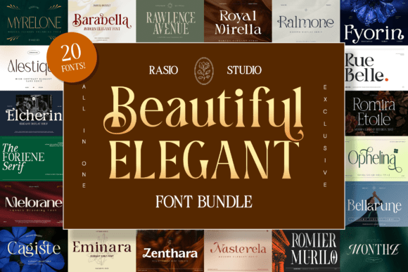 Beautiful Elegant: A Font Bundle for Timeless Design