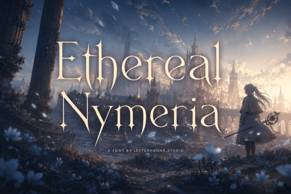 Ethereal Nymeria: The High-Contrast Serif with a Gothic Soul