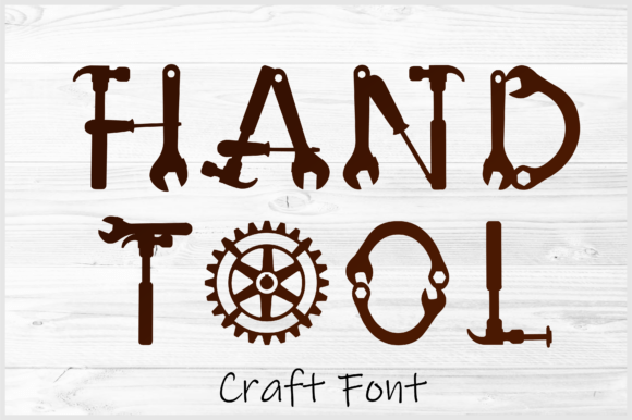Hand Tool: The Font Built from Workshop Grit