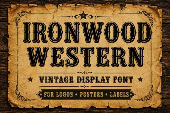 Ironwood Western: A Font with Frontier Soul
