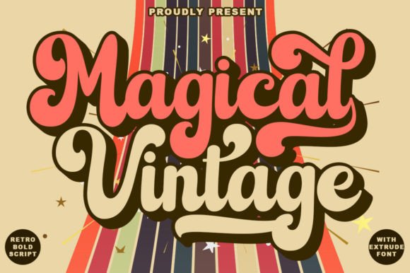 Magical Vintage: A Font with Retro 70’s Soul