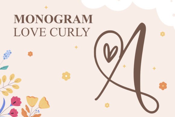 Monogram Love Curly: Adding Elegance to Your Designs