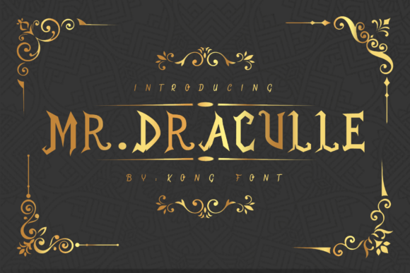 Mr. Draculle: Bold Blackletter for Impactful Design
