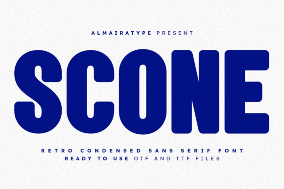 Scone: A Bold Retro Sans Serif with Modern Appeal