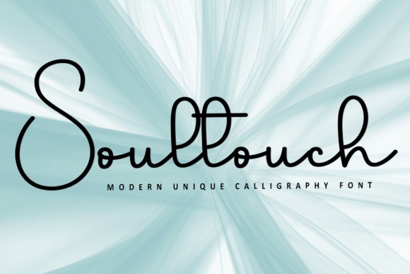 Soultouch: A Creative Font for Meaningful Design