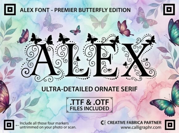 Take Flight with Alex: A Font for Enchanted Design