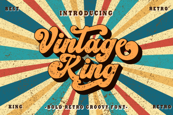 Vintage King: A Display Typeface That Commands Attention