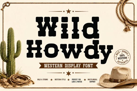 Wild Howdy: A Typeface with Authentic Western Character
